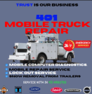 401 Mobile Truck Trailer Repair Service Call logo