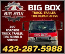 Big Box TRUCK TRAILER & TIRE SVC logo