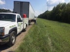 The BT'S Towing, Tire, Truck Service service vehicle A photo of the BT'S Towing, Tire, Truck Service service truck